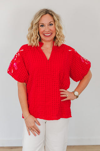 Havannah Top - Red