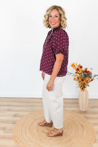 Pretty in Polka Dots Top