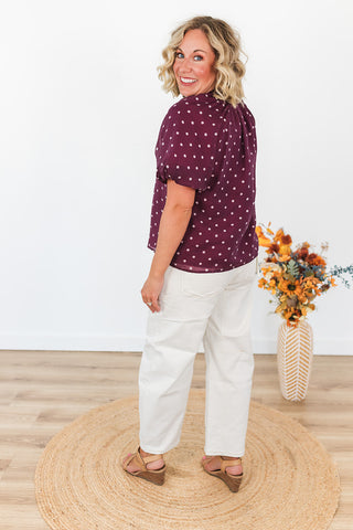 Pretty in Polka Dots Top