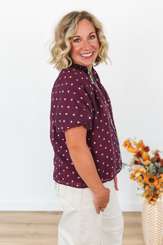Pretty in Polka Dots Top