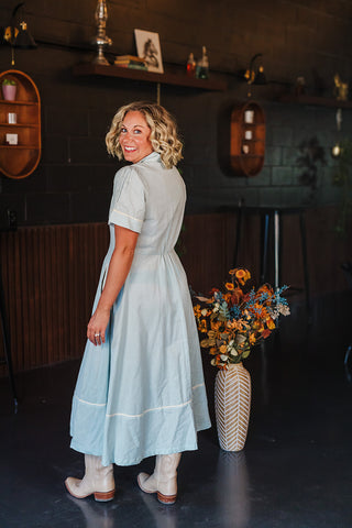 La Dahlia Dress - Copper Mistflower