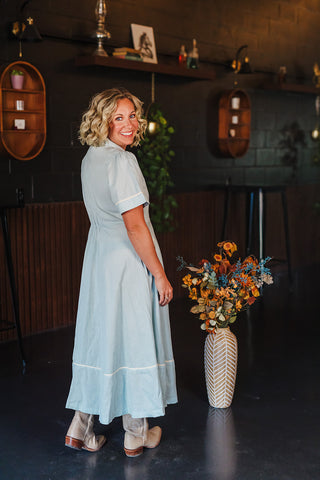 La Dahlia Dress - Copper Mistflower