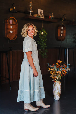 La Dahlia Dress - Copper Mistflower