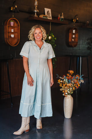La Dahlia Dress - Copper Mistflower