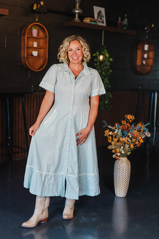 La Dahlia Dress - Copper Mistflower