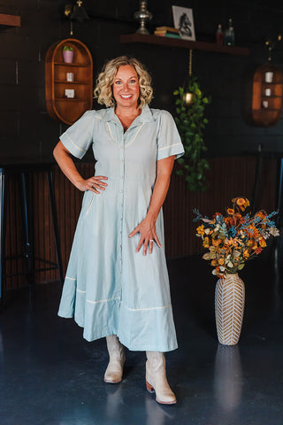 La Dahlia Dress - Copper Mistflower