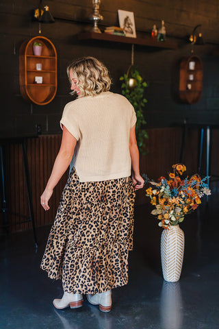Sand Leopard Dress