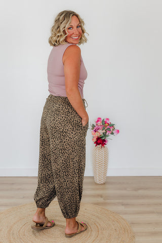 Ava Animal Print Pants
