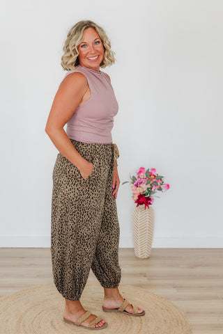 Ava Animal Print Pants