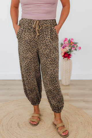 Ava Animal Print Pants