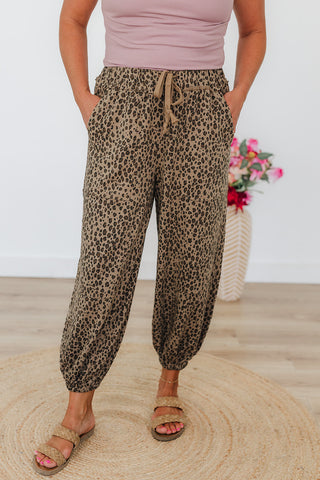 Ava Animal Print Pants