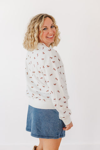 Giddy Up Terry Pullover