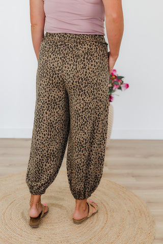 Ava Animal Print Pants