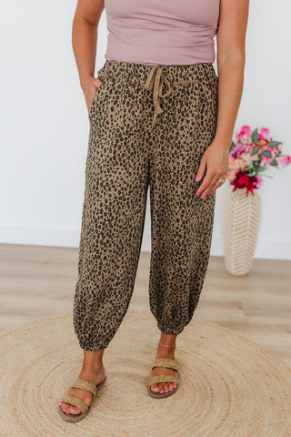 Ava Animal Print Pants