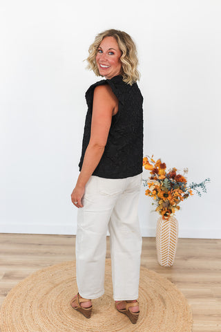 Here for the Party Top - Black
