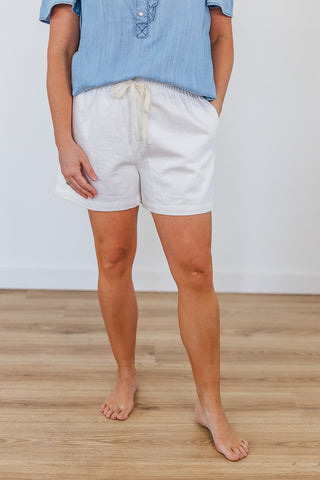 Little Lovely Shorts - White