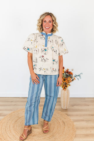 Polly Polo Top