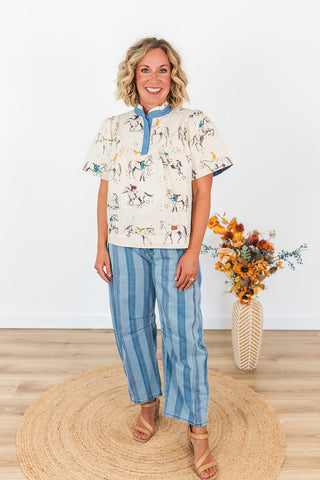 Polly Polo Top