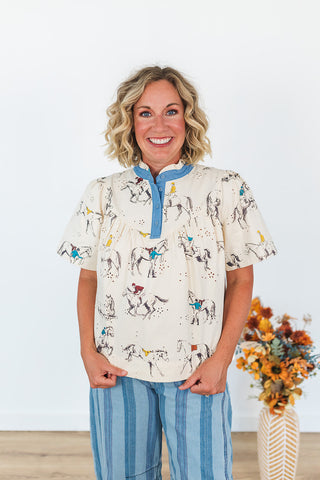 Polly Polo Top