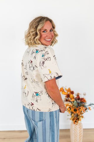 Polly Polo Top