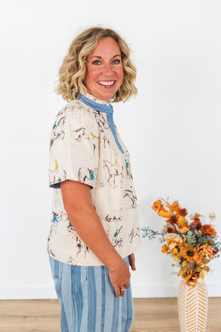 Polly Polo Top