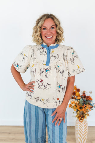Polly Polo Top