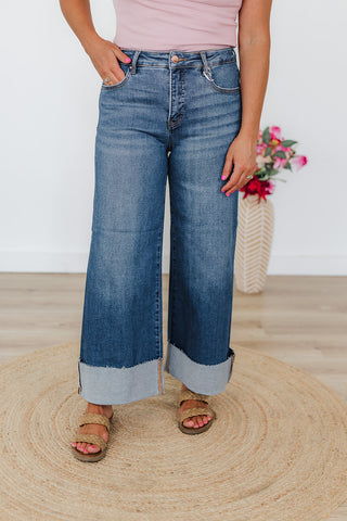 Carley Cuffed Risen Jeans