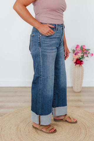 Carley Cuffed Risen Jeans