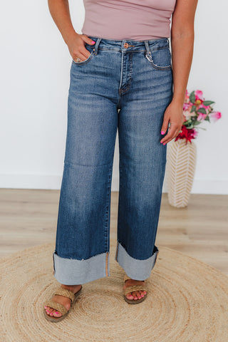 Carley Cuffed Risen Jeans