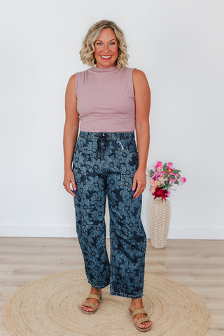 Sally Slouchy Crop Barrel Jeans
