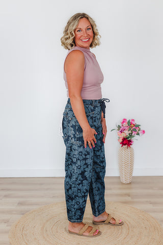 Sally Slouchy Crop Barrel Jeans
