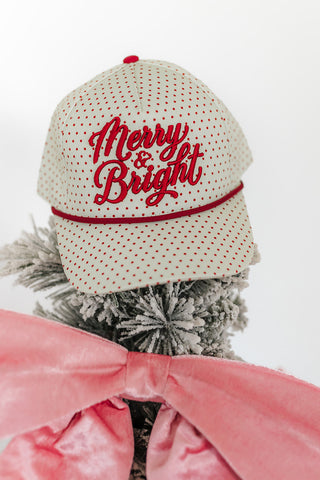 Merry & Bright Polka Dot Hat
