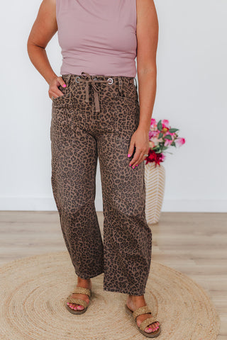 Sandy Slouchy Crop Barrel Pants