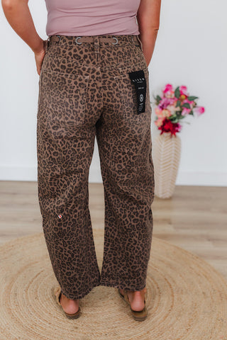 Sandy Slouchy Crop Barrel Pants