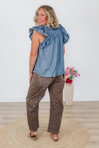 Bella Light Blue Top