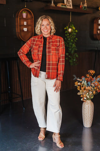 Durango Pearlsnap Flannel - Moab Plaid Redrock