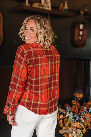Durango Pearlsnap Flannel - Moab Plaid Redrock