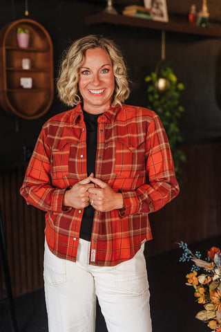 Durango Pearlsnap Flannel - Moab Plaid Redrock