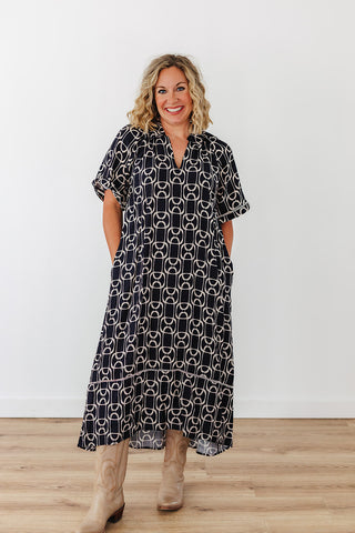 The Cassidy Dress - Navy