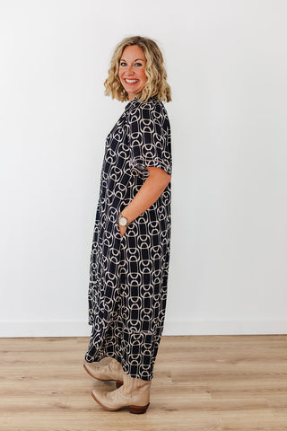 The Cassidy Dress - Navy