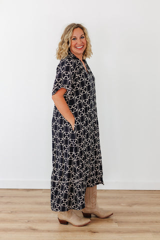 The Cassidy Dress - Navy