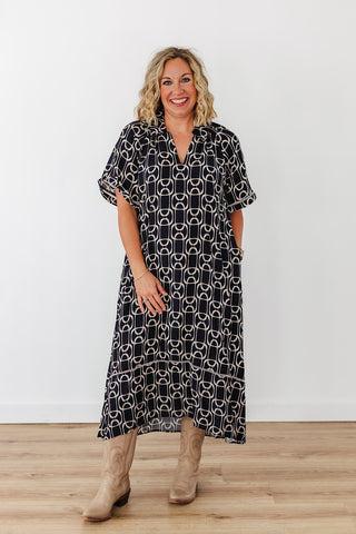 The Cassidy Dress - Navy