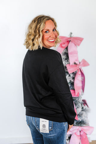 Merry Leopard Luxe Pullover
