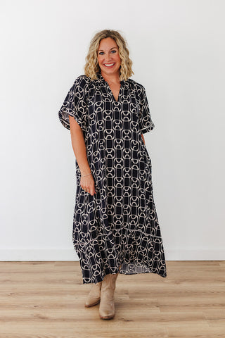 The Cassidy Dress - Navy