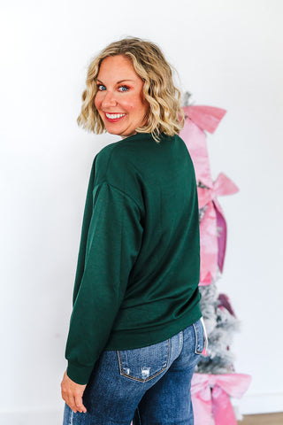 Plaid Christmas Tree Luxe Pullover