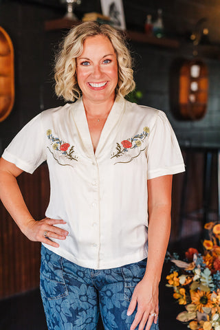 Prairie Rose Lace Blouse