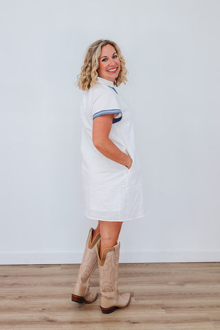 Daydreaming Textured Dress