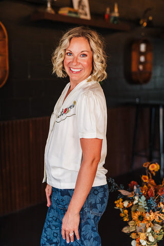 Prairie Rose Lace Blouse
