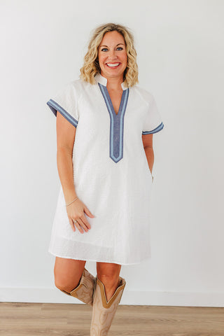 Daydreaming Textured Dress