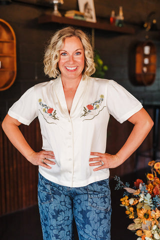 Prairie Rose Lace Blouse